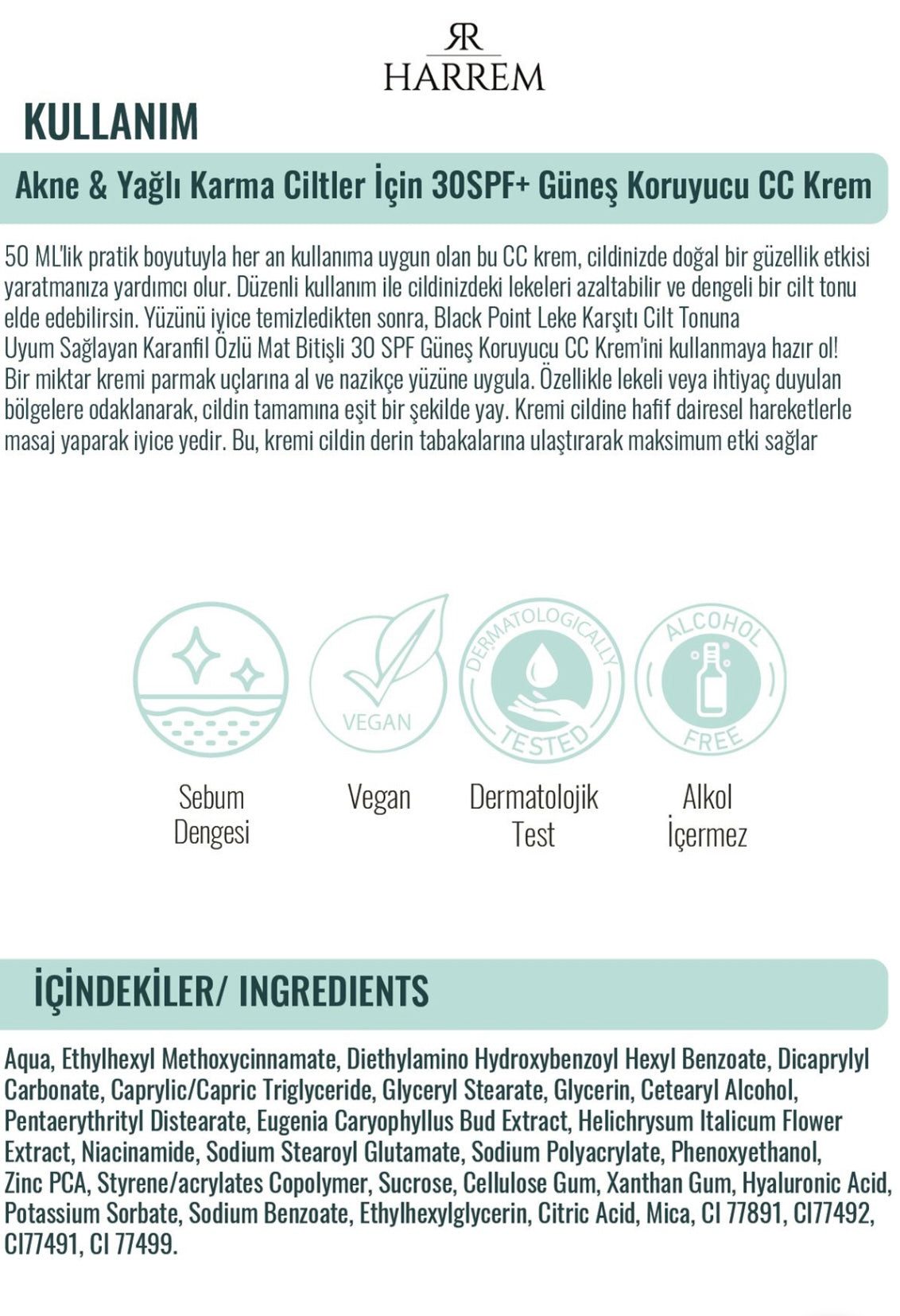 CC Cream Blackpoint SPF 30+