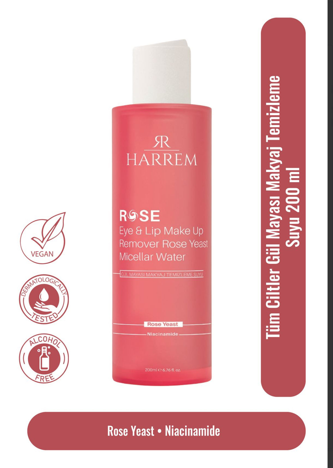 Rosenserie Make-up-Reinigungswasser mit Rosenhefetonikum 200 Ml
